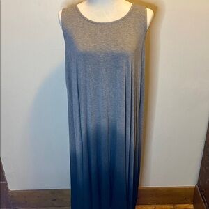 Torrid Blue Gray Sleeveless Maxi Gown